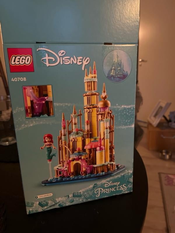 LEGO, Mini Disney Ariel's Castle Set 40708, 556 pieces, Gold