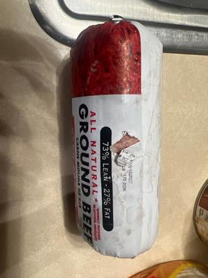 Customer reviews for 73% Lean / 27% Fat Ground Beef, 1 lb Roll