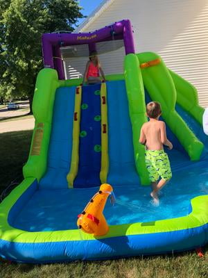 Kahuna Triple Blast Kids Outdoor Inflatable Splash Pool Backyard