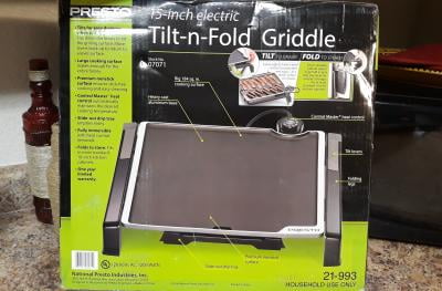Presto 15 Tilt'n Fold Electric Griddle - 7071 : Target
