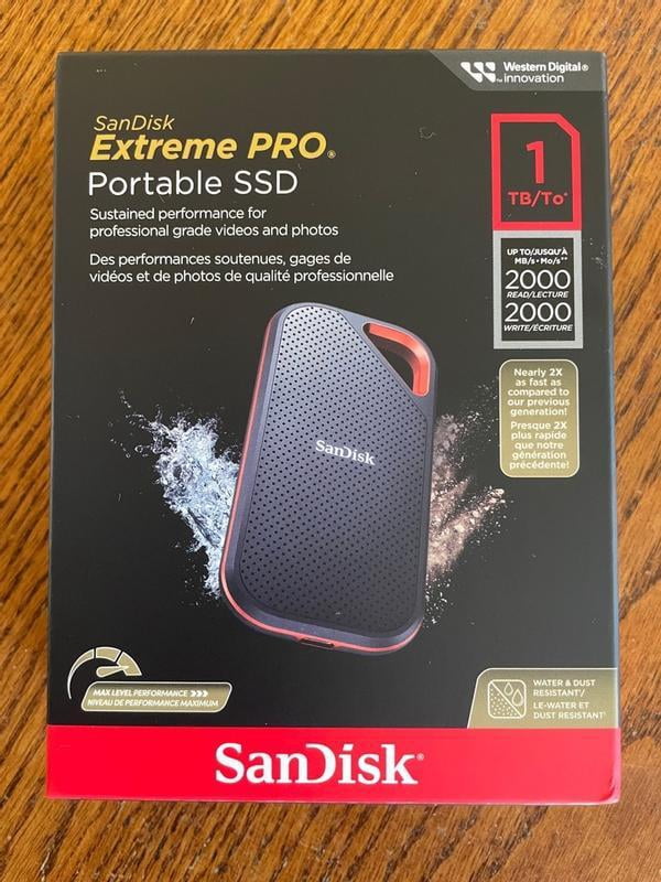 Customer reviews for SanDisk 2TB Extreme PRO External Solid State