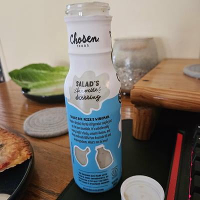 chosen classic ranch dressing Chosen Foods Classic Ranch Dressing, 237ml Rise Market