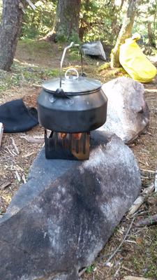 McCoys Folding Stove and Fire Kit for Campers/Backpackers