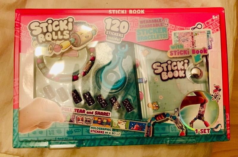 Sky Castle Sticki Rolls Sticki Station S2, Autocollants à Partager Portables, Kit De Bijoux, Bracelets Et Colliers