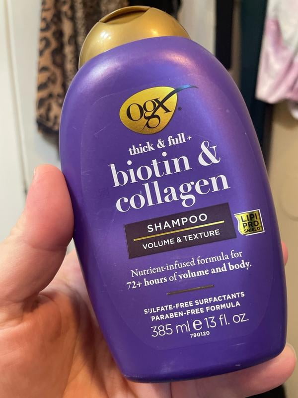 OGX Thick & Full + Biotin & Collagen Volumizing Shampoo, 25.4 fl