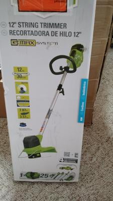 greenworks 12 40v string trimmer