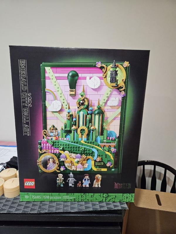 Customer reviews for LEGO Wicked Emerald City Wall Art for Adults