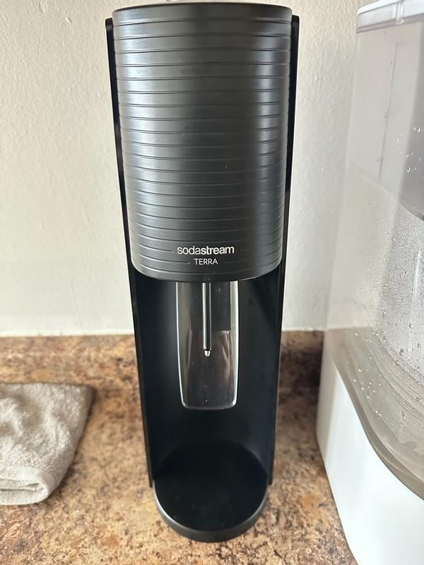 SodaStream Terra Starter Kit with Cherry Bubly Designed Bottle