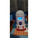 Sharp NASA Space Shuttle LCD Clock with Nightlight, 4 Color Options, 2 ...
