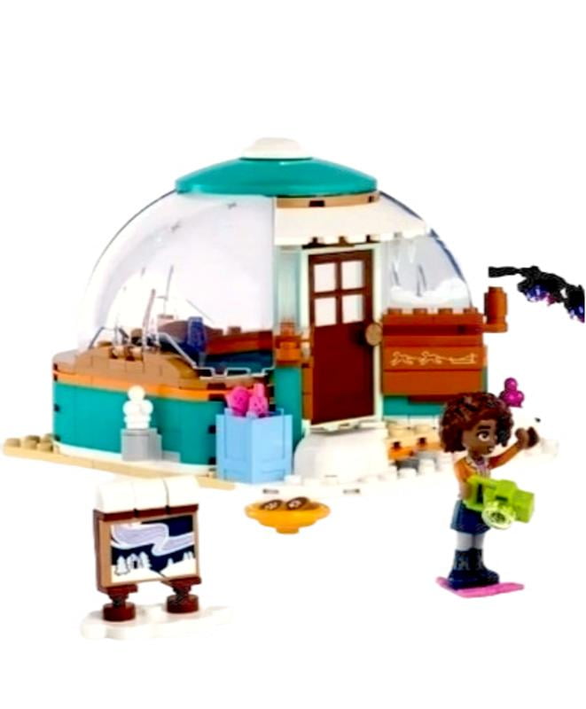 LEGO Friends Igloo Holiday Adventure 41760 Building Toy Set for Ages 8 With 3 Dolls 2 Dog Characters A Winter Themed Gift for Kids 8 10 Who Love Snowy Adventures Dog Sledding and Pretend Play Walmart....