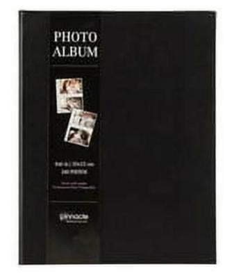 New View Gifts 8 x 10 Black Linen Photo Album, Holds 240 - 4