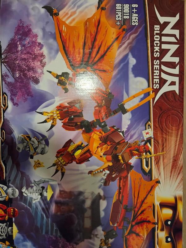 LEGO NINJAGO Legacy Fire Dragon Attack 563 Piece Building Block