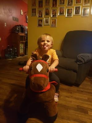 radio flyer lightning horse walmart