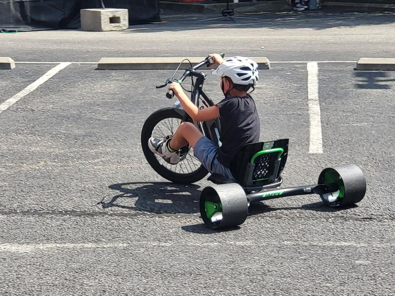 Huffy Green Machine 36-Volt Electric Drift Trike, Black, for