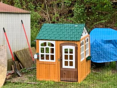 garden view outdoor playhouse
