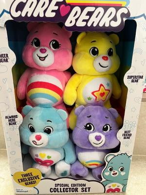 Care Bears ギフトボックス 8種類 Care Bears 8 Inch Plush 4-Pack Treasure Box - Soft Huggable
