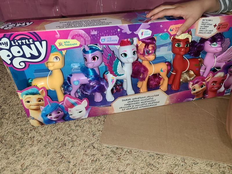 Hasbro My Little Pony Shining Adventures Collection - Set 7 Personaggi Con Pettine - Giocattoli Per Bambine Dai 3 Anni - 3