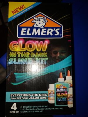 Glow in the Dark Slime Kit 4 pieces