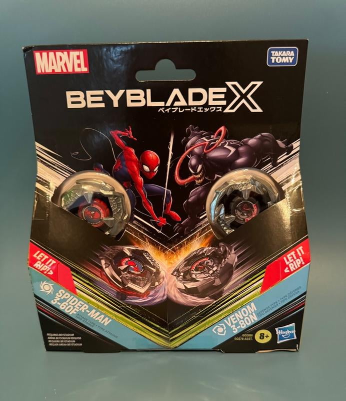 MEGAREX, VNGD 3点セット Beyblade X Jurassic World T. Rex vs. Mosasaurus Battling Top Set