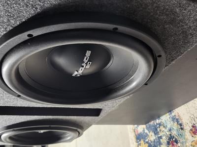 QPower QBASS Dual 12 Inch Car Audio Subwoofer Box Enclosure