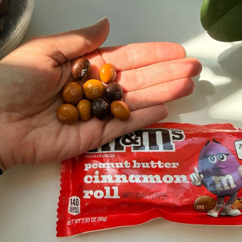 M&M's Peanut Butter Cinnamon Roll Chocolate Candy, Share Size