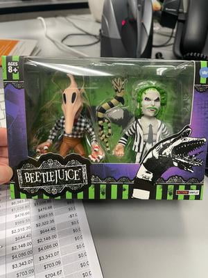 Set Collezione Beetlejuice: Action Figure In Vinile Adam & Barbara Maitland Con Protezioni