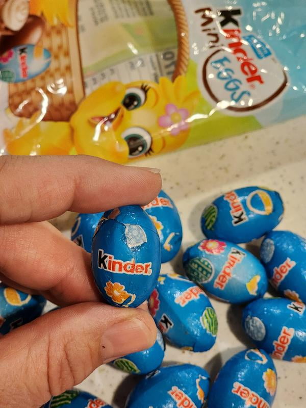 Kinder Chocolate Mini Eggs, Solid Filled, Pack for Easter Egg