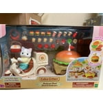 Calico Critters Hamburger Stand, Dollhouse Playset with Figure and Accessories - Walmart.com