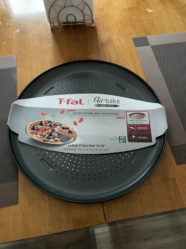 Customer reviews for T Fal AirBake Non Stick 15.75 Inch Diameter Pizza Pan Baking Sheet Dark Walmart