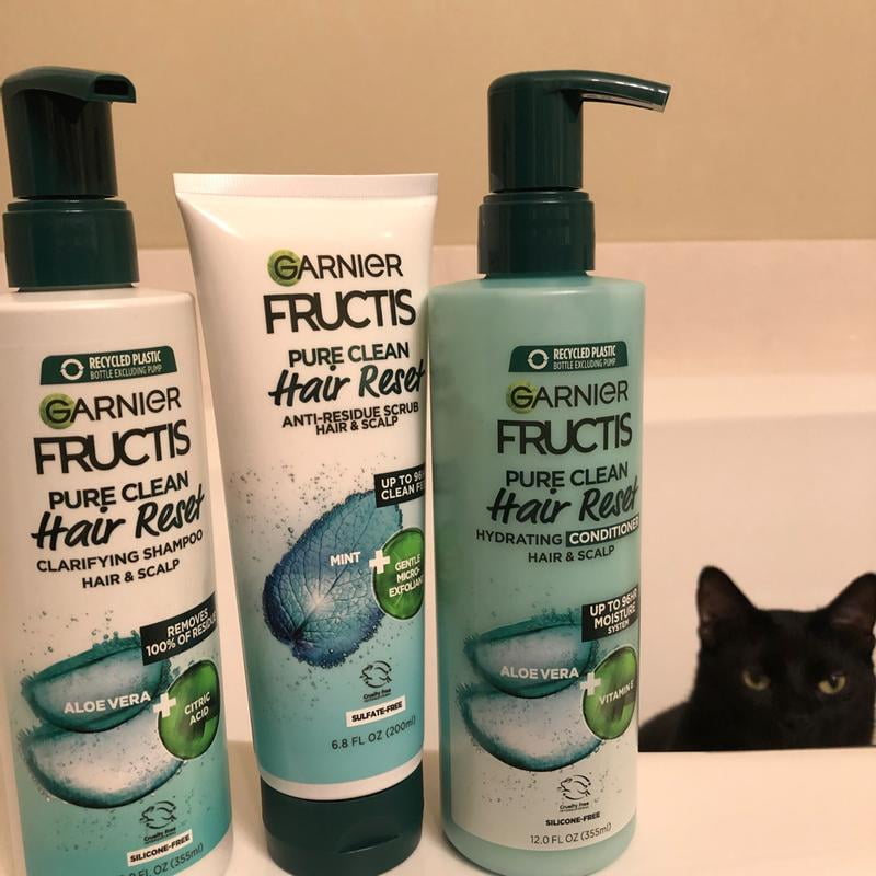 Garnier Fructis Pure Clean Hair Reset Clarifying Shampoo with Aloe Vera, 12  fl oz - Walmart Business Supplies