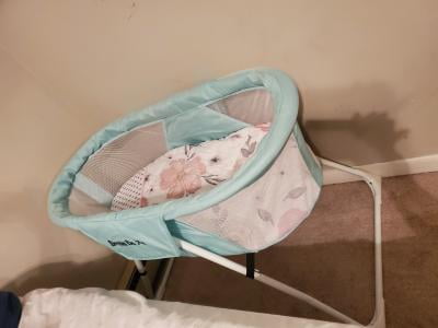 Dream On Me Mackenzie Portable Bassinet In Aqua Walmart Com Walmart Com