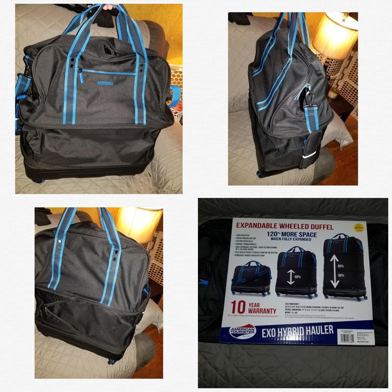 american tourister hybrid wheeled duffel