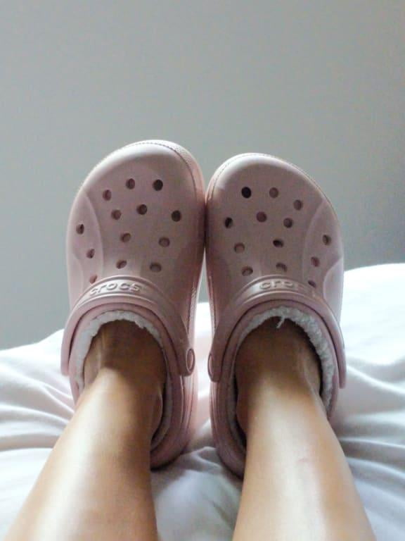 Crocs Ralen Pink Lined Clogs Mens Sz. 8 Womens Sz. 10 Crocs Ralen Clog Pink men main image 3