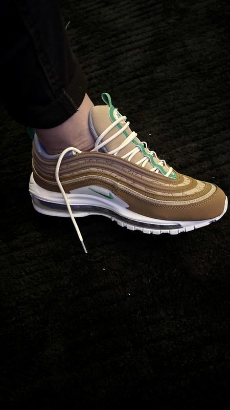 Nike Mens Air Max 97 SE Running Shoes Size 13 Color Black/White