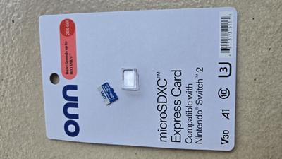 Free Shipping! Onn+ microSDXC Express Card 256 GB, up to 800 MB/s