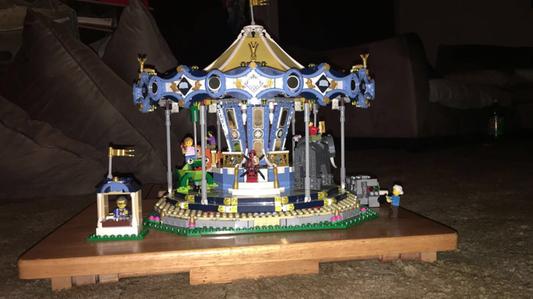 lego carousel dimensions