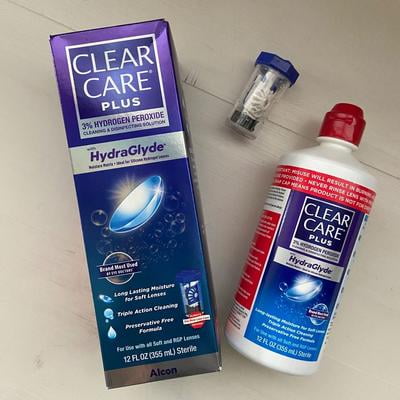 Clear Care Plus Cleaning and Disinfecting Solution with Lens Case