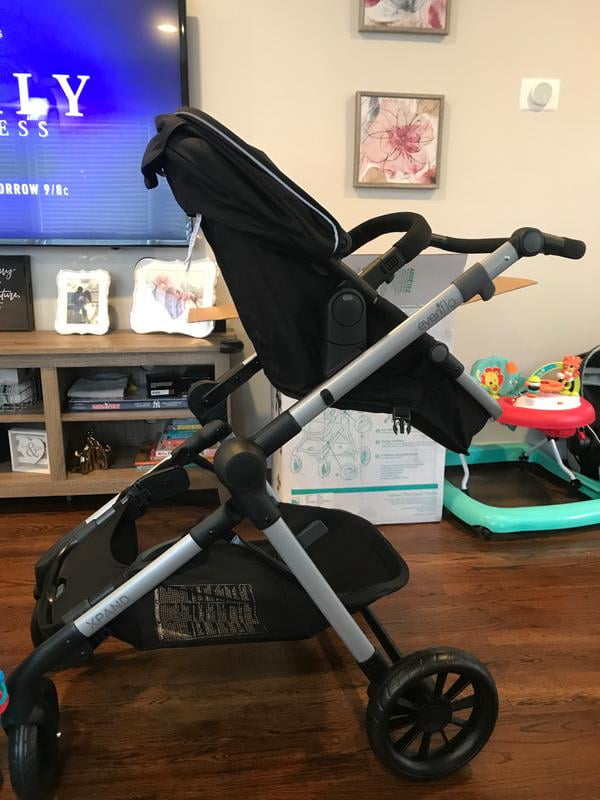how to open evenflo stroller