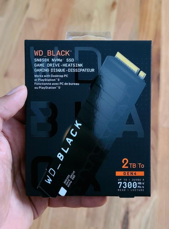 WD_BLACK 2TB SN850X NVMe SSD, Internal Gaming Solid State