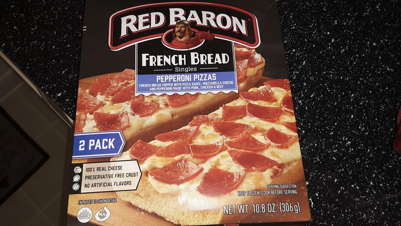 red baron french bread pizza supreme
