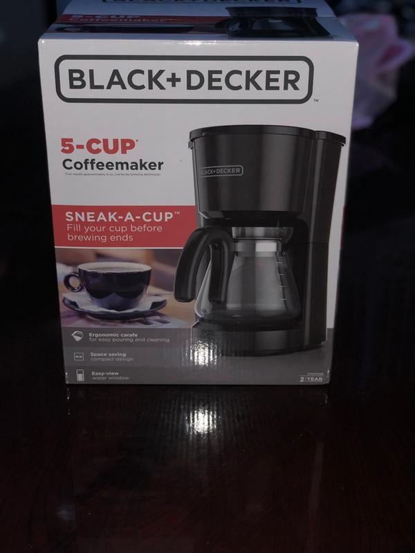 Black & Decker 5 Cup Black Coffee Maker - Power Townsend Company