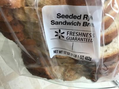 Freshness Guaranteed Seeded Rye Sandwich Bread, 17 oz, Caraway