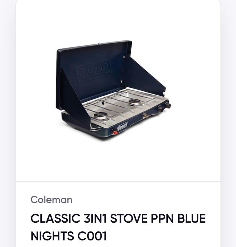 KILL E BURNER II 3パックセット Coleman Classic 3-in-1 Camping Stove, 2 Burners, Blue Nights +