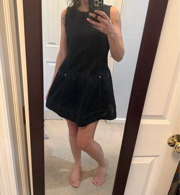 Free Assembly Women's and Women's Plus Sleeveless Denim Mini Dress, Sizes  0-26 - Walmart.com