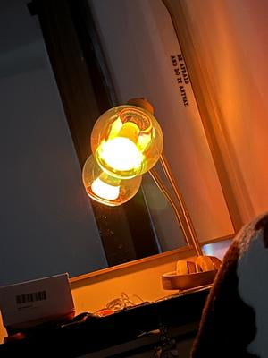 Lamp Orb Iridescent Mainstays アンジェラランプ ゴールド Gold port USB with inches 6.3x18.5 シーリングライト・天井照明