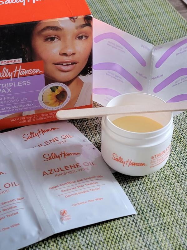Sally Hansen Stripless Wax Kit for Face, Eyebrow, and Lip Hair