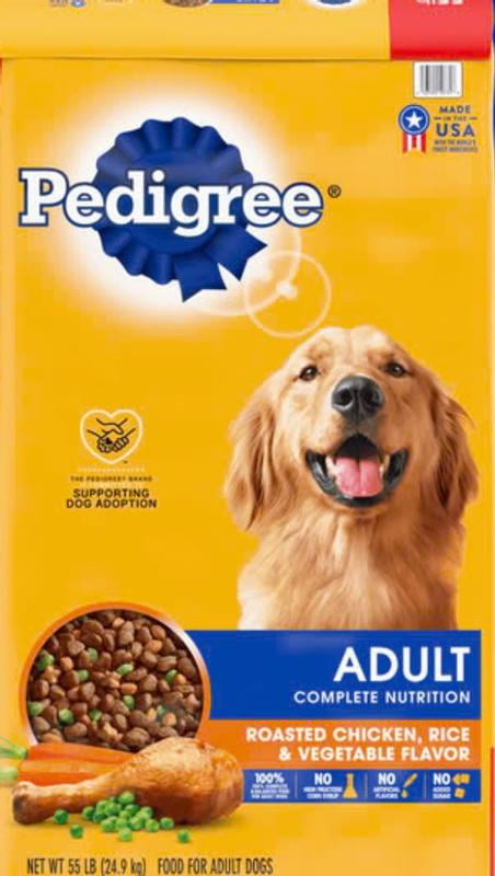 Pedigree Adult Dry Dog Food, Roasted Chicken & Vegetable Flavor