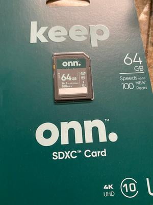 Onn 64gb Class 10 U3 Sdxc Flash Memory Card Walmart Com Walmart Com Onn 64gb Class 10 U3 Sdxc Flash Memory Card Walmart Com Walmart Com