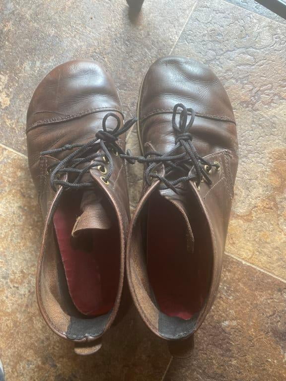 Altra smith Mens Brown Leather Chukka Boots Casual Lace Up Ankle Boots Size 12 9400ac3e-cc8c-4888-afa5-  main image 2