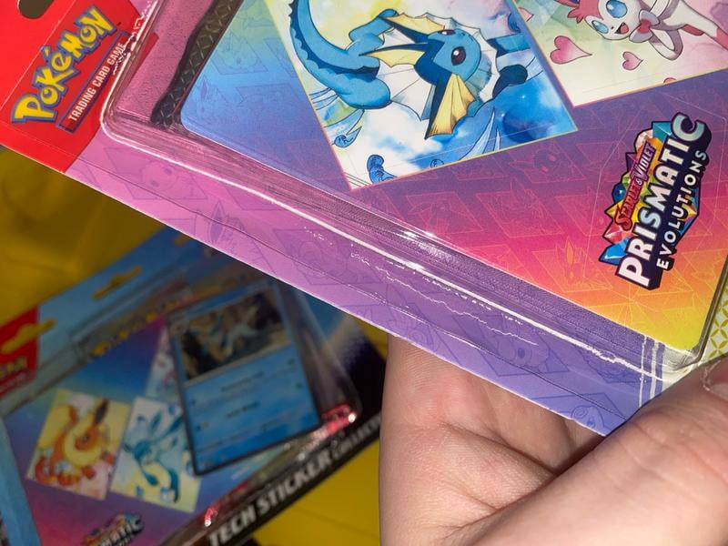 pokemon trading cards sv 8.5 prismatic evolutions tech sticker collection Pokemon SV8.5 Scarlet and Violet Prismatic Evolutions Tech Sticker Collection
